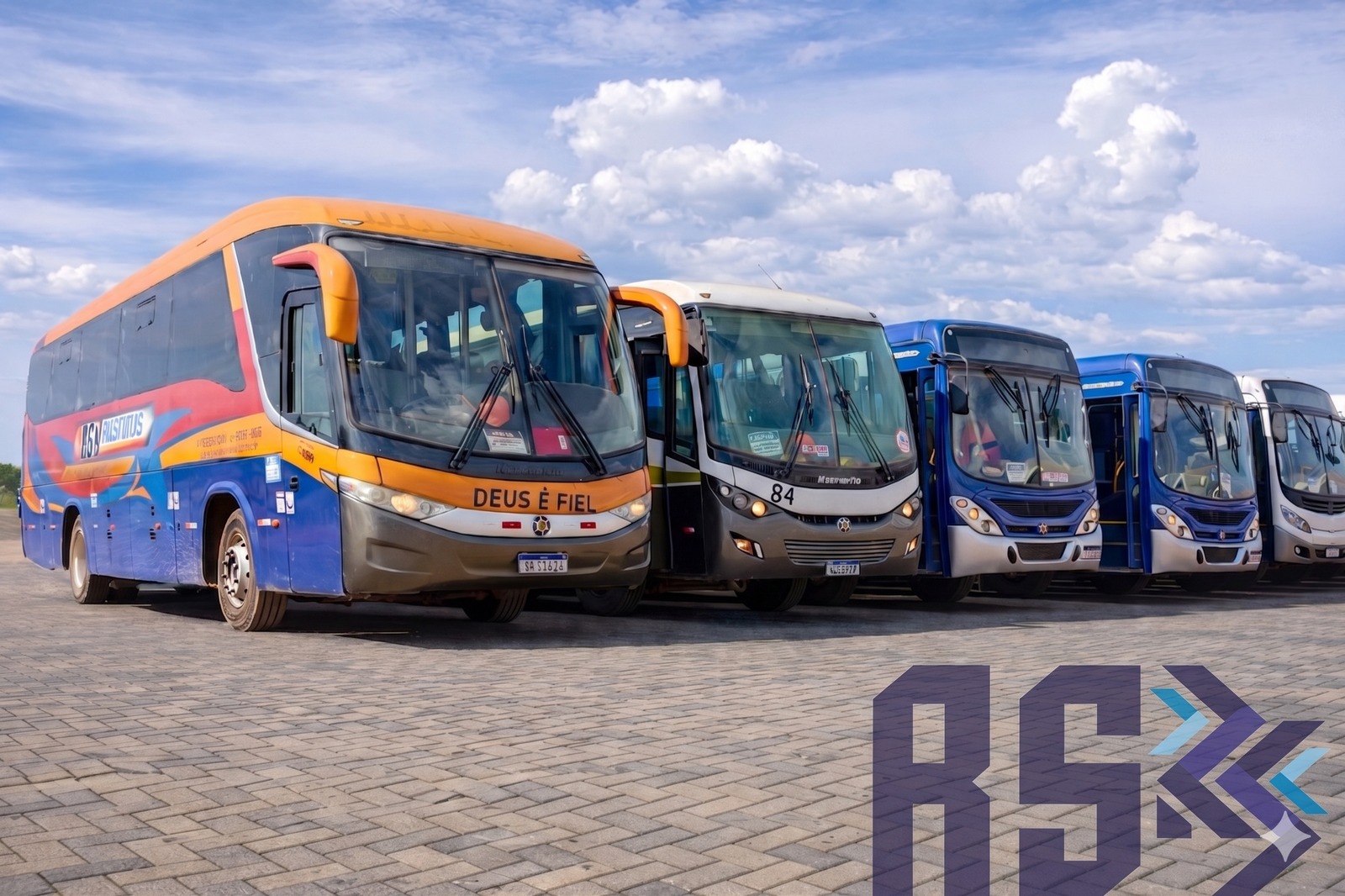 Ônibus Executivo para fretamento e turismo - RS Transportes e Turismo